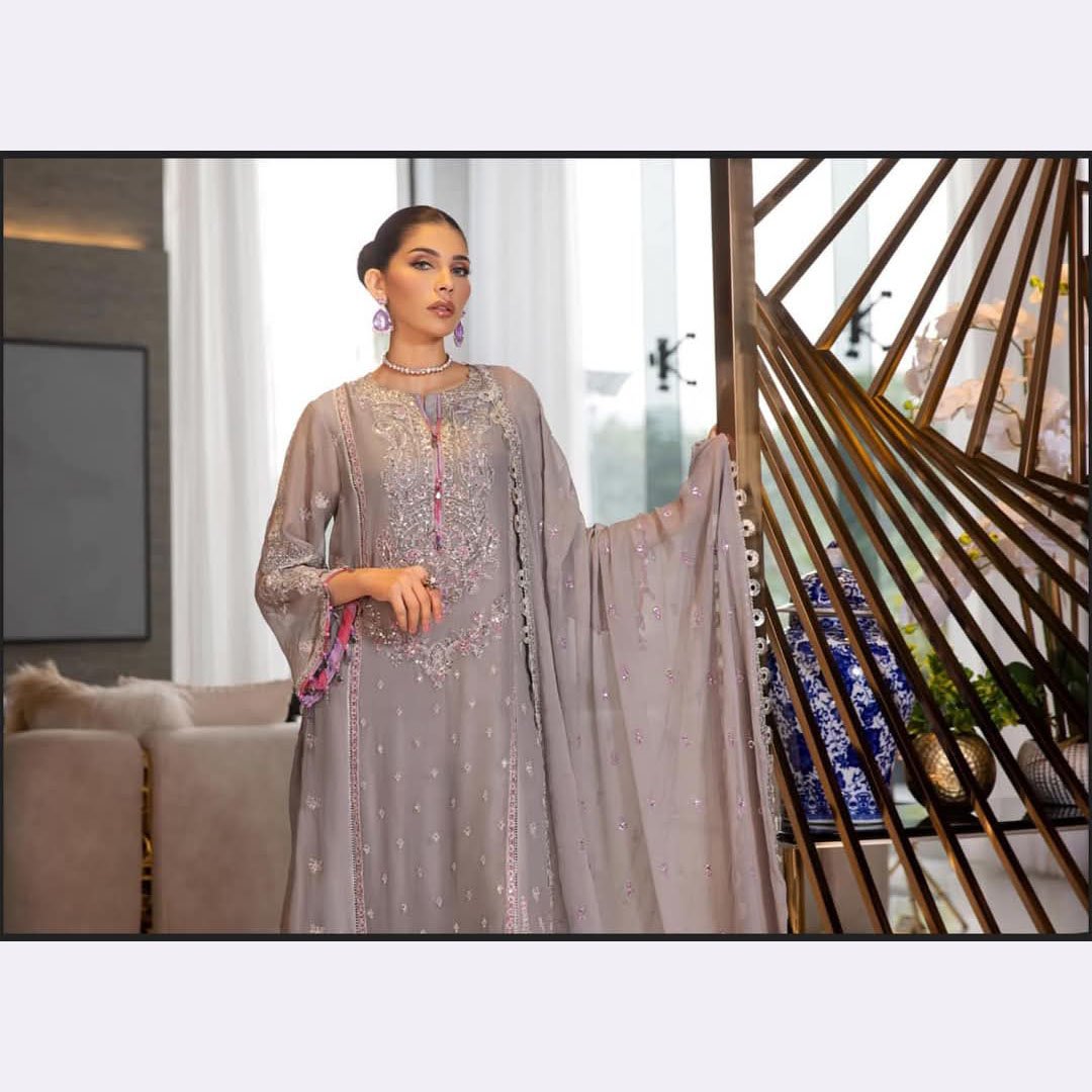 AFSANEH BY LALA LUXURY CHIFFFON UNSTITCHED COLLECTION