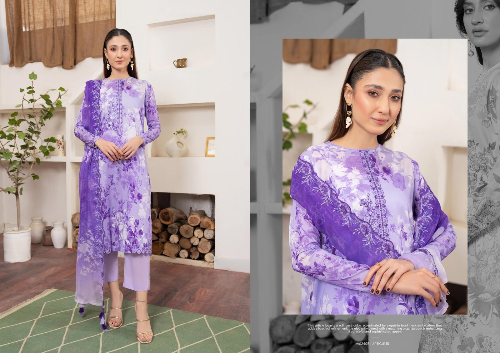 Premium Mishal by guljee unstiched 3pc