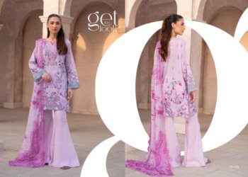 Mahlij by GULJEE unstiched lawn 3pc